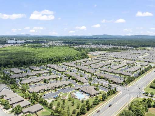 A bird's eye view at The Villas at Nature Walk, Huntsville, AL