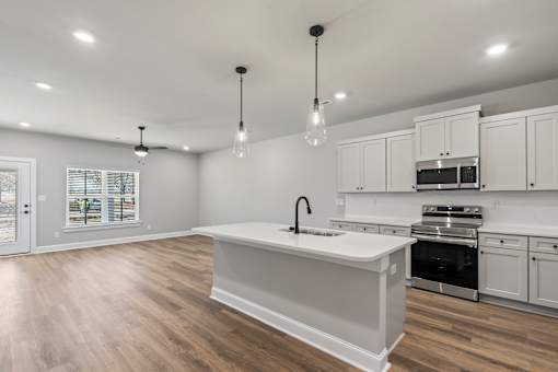 Townhome Kitchen at Ovation at Town Madison, Madison, 35758