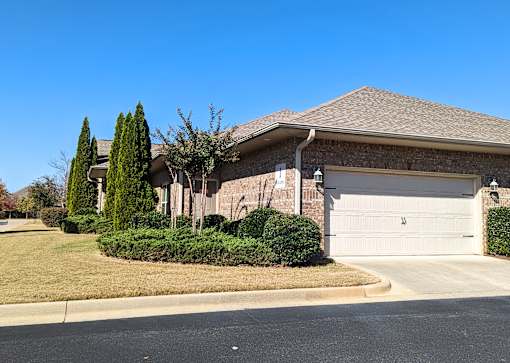 Exterior with Garage at The Villas at Nature Walk, Huntsville
