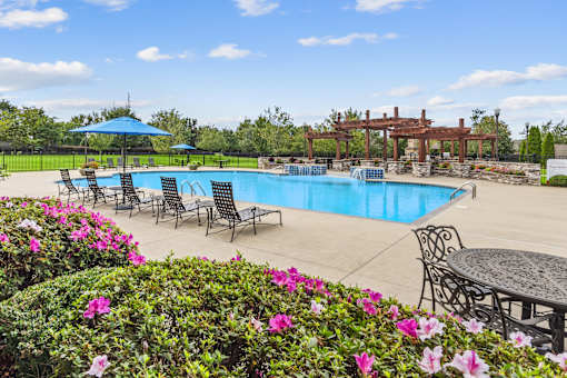Pool With Sundecks at The Villas at Nature Walk, Huntsville, AL, 35824