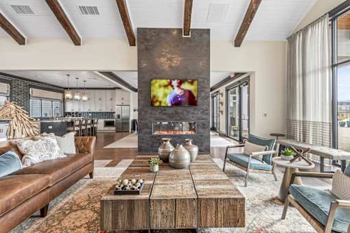 Fireplace Lounge at Ovation at Town Madison, Alabama