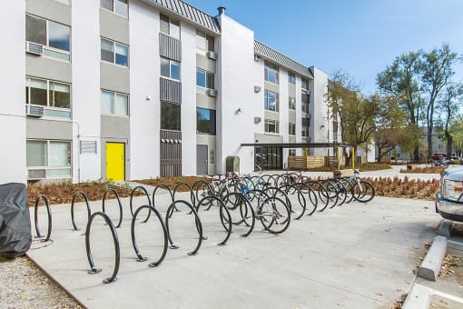2121 Canyon Exterior Bike Racks
