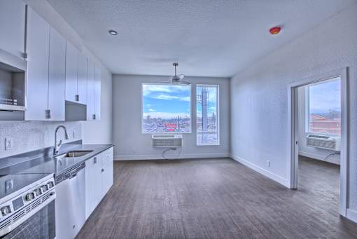 Spacious Kitchen at Sloan's Place Apartments, Denver