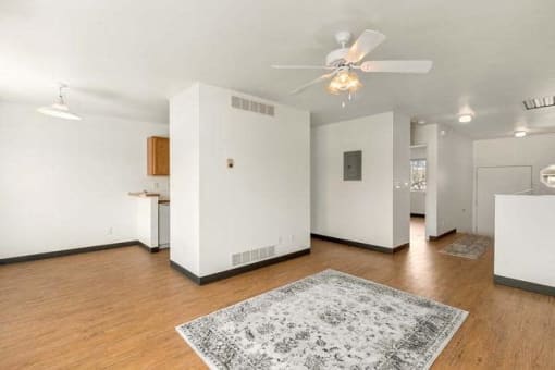 living room with bright light and open floor plan at glenmoor townhomes