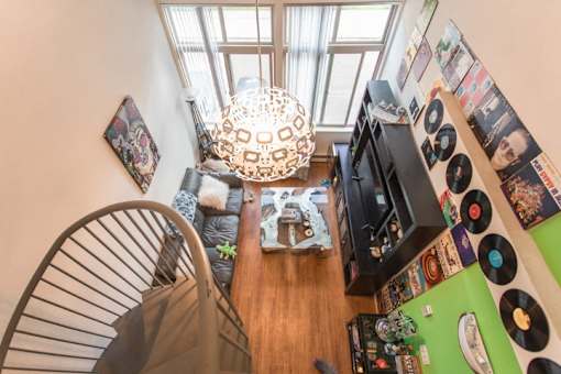 view from the loft