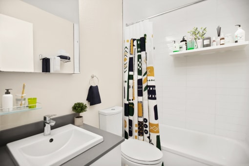 Staged Bathroom