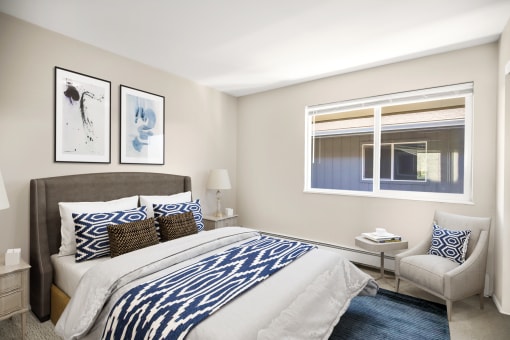 Staged Bedroom