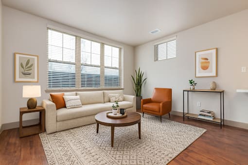 Spacious Living Area at Peregrine Place Apartments, Denver, CO 80246