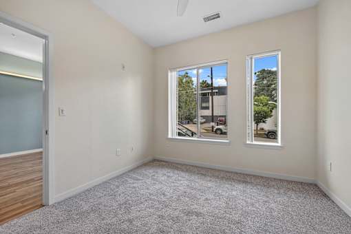 Carpeted Bedroom at B Street Lohi Apartments, Colorado, 80211