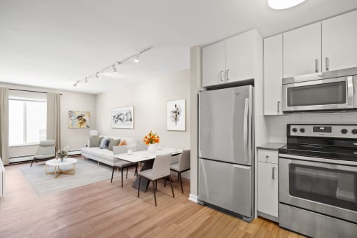 Staged Kitchen