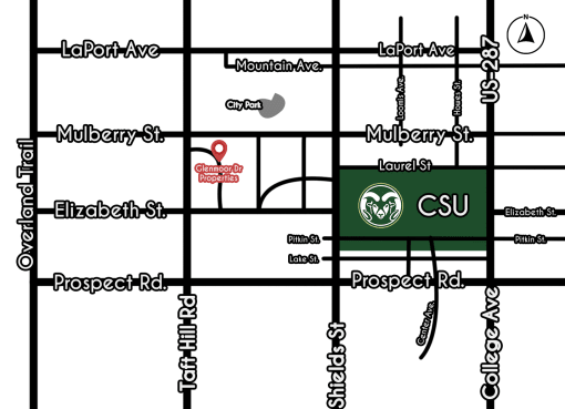 map of area