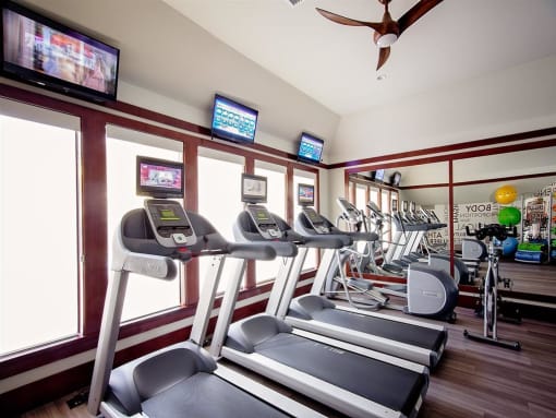 Wilsonville Oregon Apartments - Bridge Creek - 24 Hour Fitness Center with Treadmills and Elliptical Machines