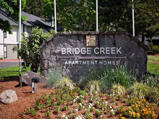 Bridge Creek Apartments - Wilsonville - Monument Sign