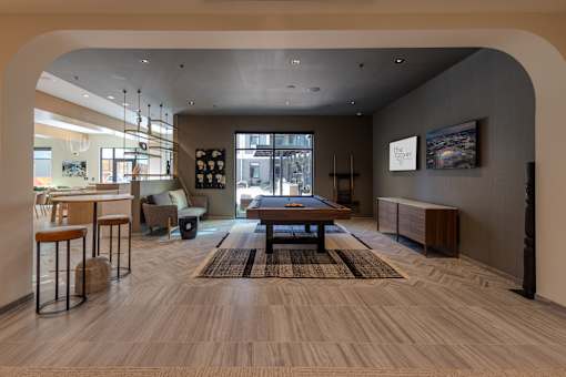 billiards room