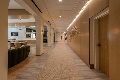 club room hallway