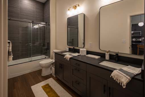 Model bathroom