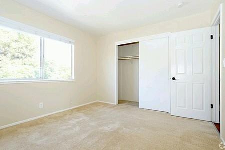 Bedroom and closet