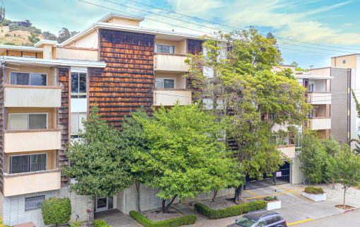 the building where the apartment is located