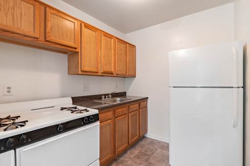 Kitchen at Park Pleasant apartments