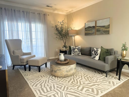 Spacious Living Room at Evergreens at Smith Run, Fredericksburg, Virginia
