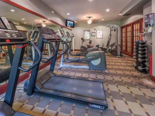 Full Equipped Fitness Center  at Evergreens at Columbia Town Center, Columbia, MD