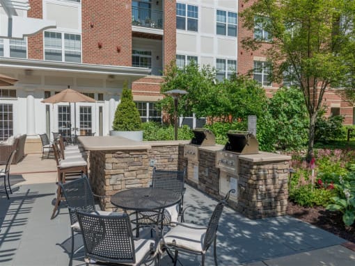 Outdoor BBQ at Evergreens at Columbia Town Center, 10101 Governor Warfield Parkway, Columbia, 21044