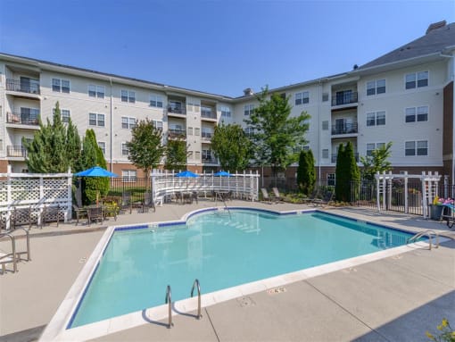 Sparkling Heated Pool at Evergreens at Smith Run, Virginia, 22401