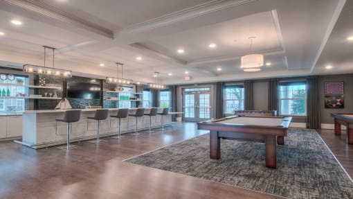 All Electric Community Kitchen In Clubroom at Village Center Apartments At Wormans Mill*, Maryland, 21701