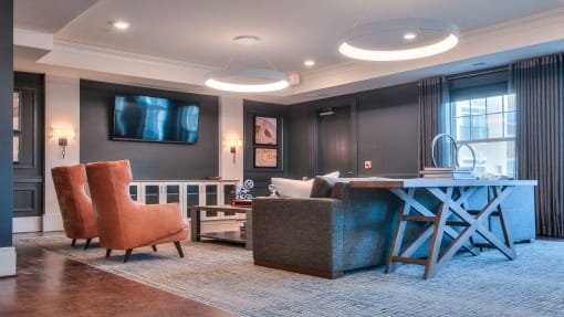 Relaxing Tv Media Room at Village Center Apartments At Wormans Mill*, Maryland, 21701