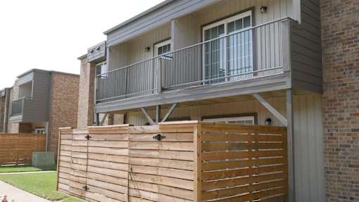 Large patios and balconies