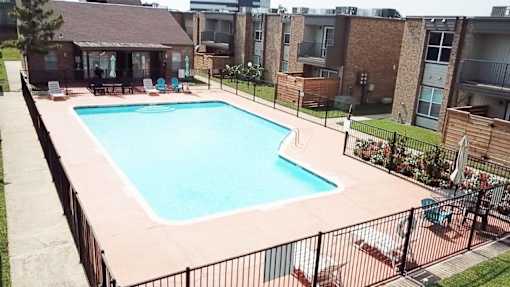Large inground pool