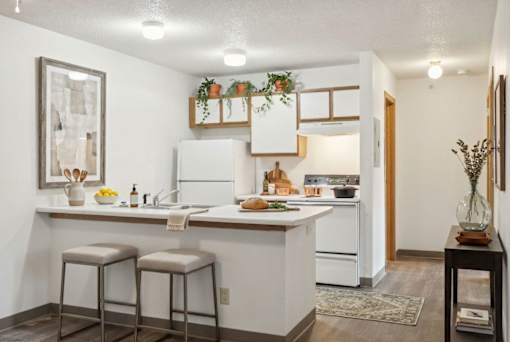 Kitchen Space at Brush Meadows I & II Apartments, Billings, MT, 59105