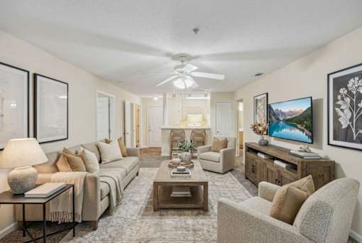 Living Room with couch at Columbia Colony Senior, Atlanta