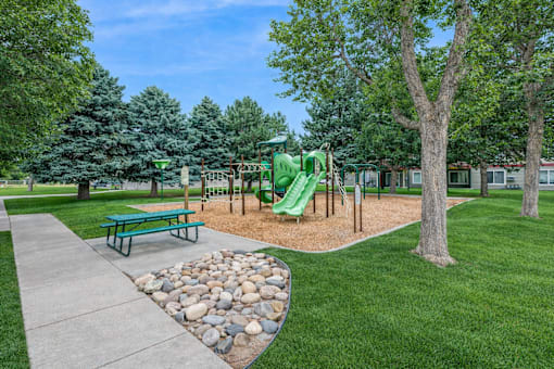 Kids Playground at Brush Meadows I & II Apartments, Billings
