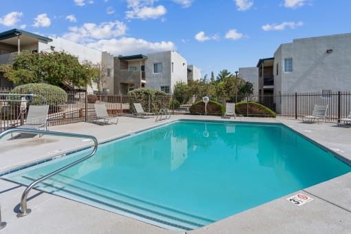 our apartments have a swimming pool at our apartments at Vista Linda, Santa Fe, New Mexico