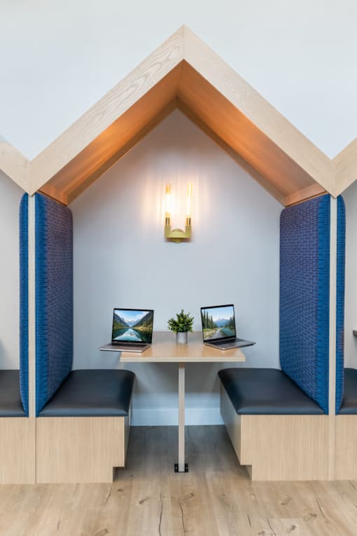 Cozy Coworking Booth at Momentum at First Creek, Denver, CO, 80249