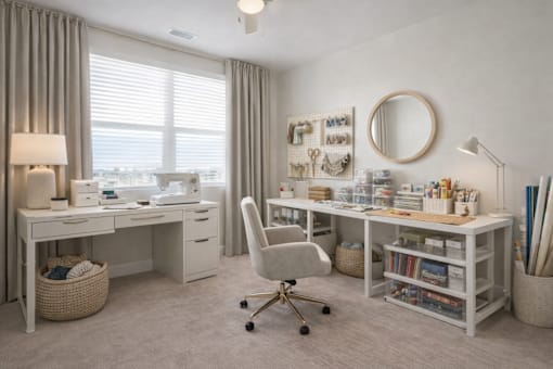 Well-organized Home Office at Momentum at First Creek, Colorado