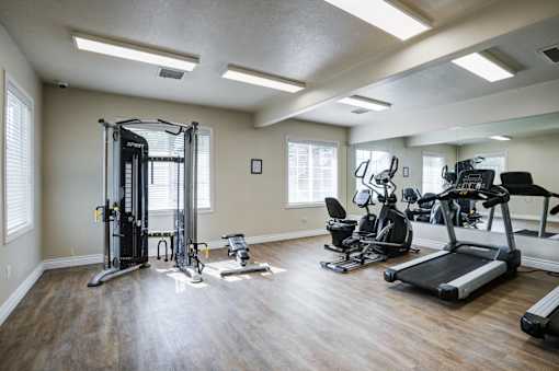 the fitness room at Haven Pointe Apartments, Apartments, West Haven, UT