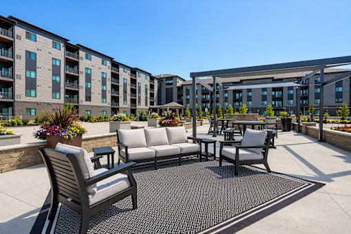 Patio at Cedar Green, Blaine
