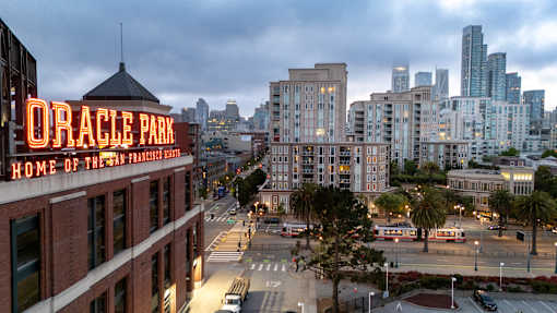 Oracle Park is the home of the San Francisco Giants.