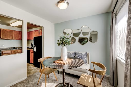 Dining With Kitchen Space at Doncaster Village Apartments, Maryland, 21234