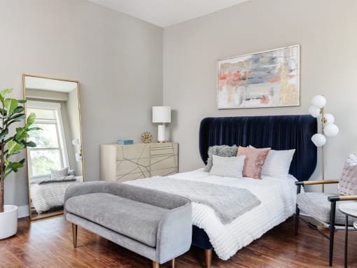 Gorgeous Bedroom at St. Marys Square Apartments, Raleigh