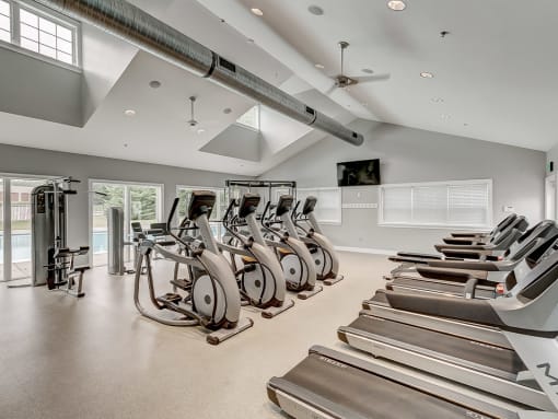 24 Hour Fitness Center at Kenilworth at Perring Park Apartments, Maryland