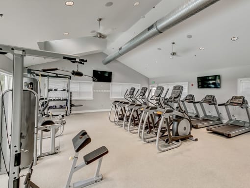 Two Level Fitness Center at Kenilworth at Perring Park Apartments, Maryland, 21234
