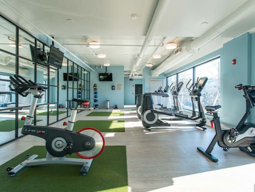 Fitness Center at St. Marys Square Apartments, Raleigh