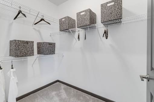 Closet at Dartmoor Place at Oxford Square Apartments, Maryland, 21076