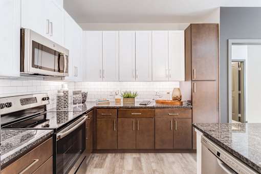 Kitchen at Dartmoor Place at Oxford Square Apartments, Hanover, MD 21076