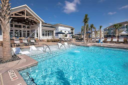Shimmering pool at Elevate at Brighton Park, Summerville, SC