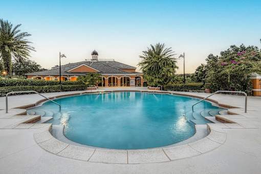 a large swimming pool at Henley Tampa Palms Apartments, Tampa
