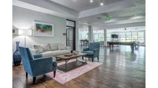Lounge Area at Carolina Point Apartments, Greenville